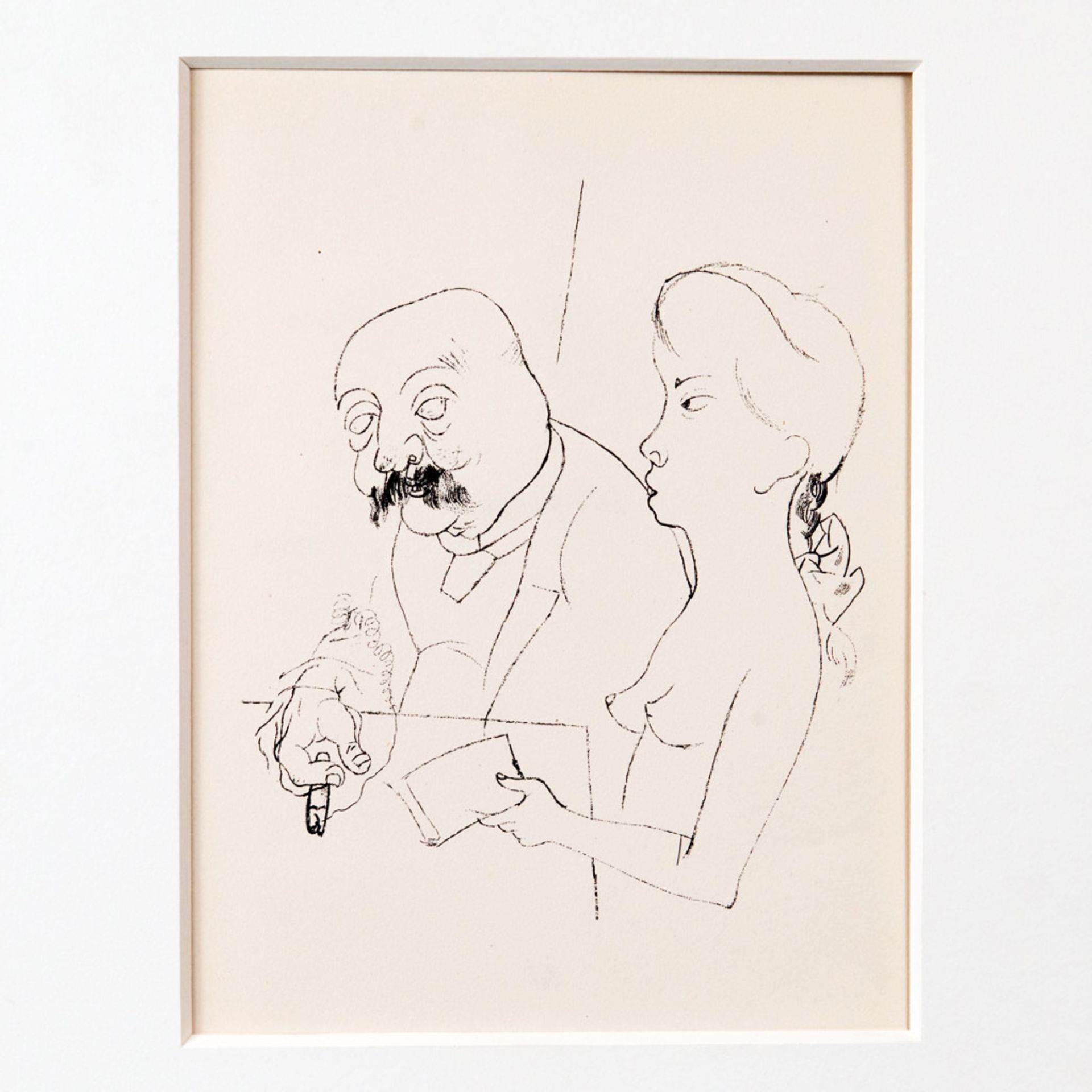 George Grosz (1893-1959)-graphic