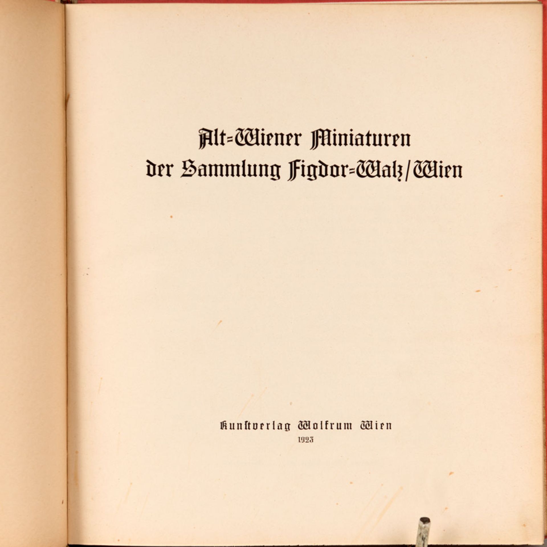 Altwiener Miniaturen, Die Sammlung Figdor Waltz Wien - Image 2 of 2