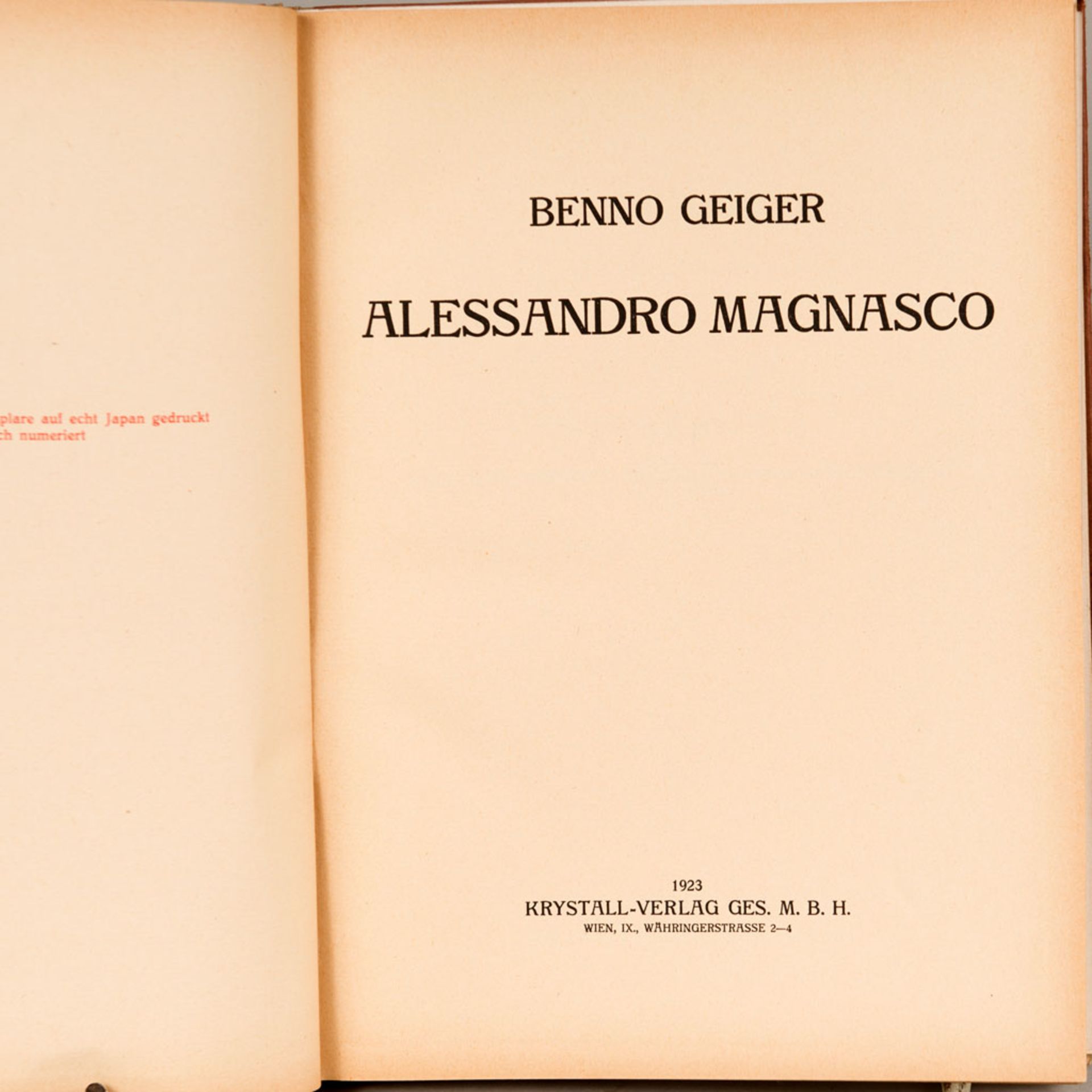 Benno Geiger, Alessandro Magnasco - Image 2 of 2