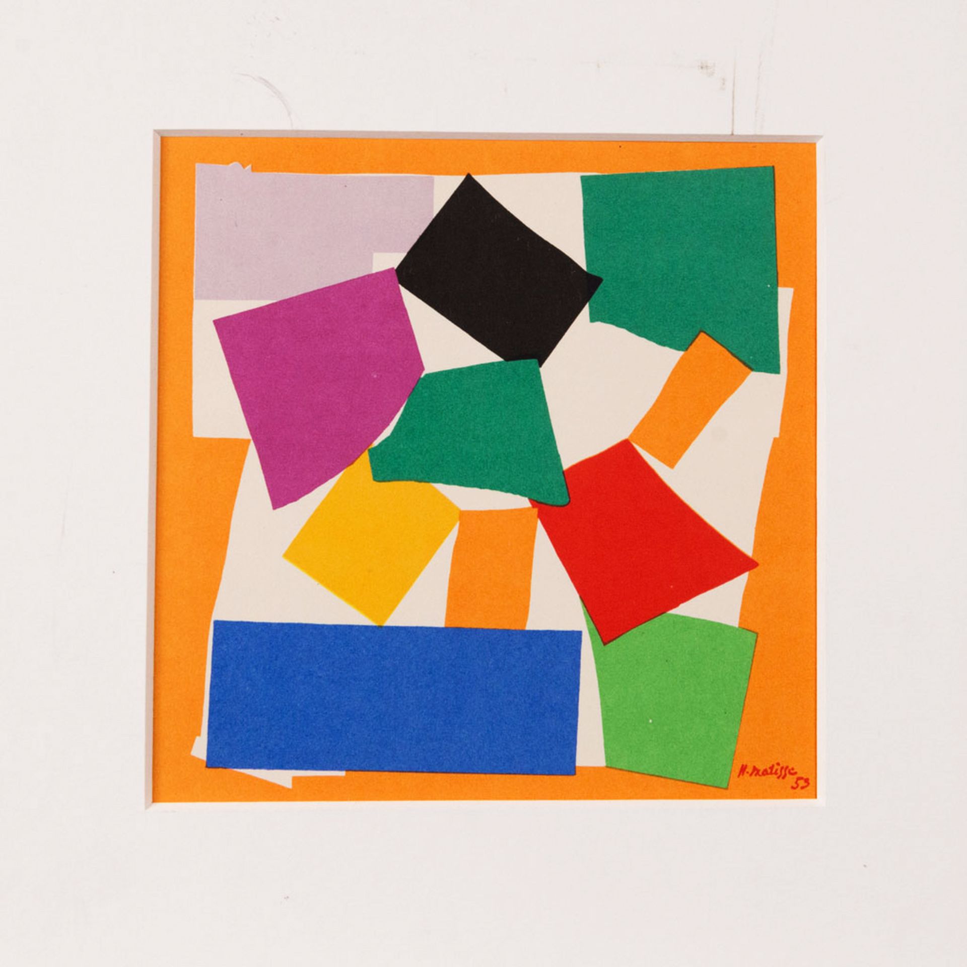 Henri Matisse (1869-1954)-colour graphic