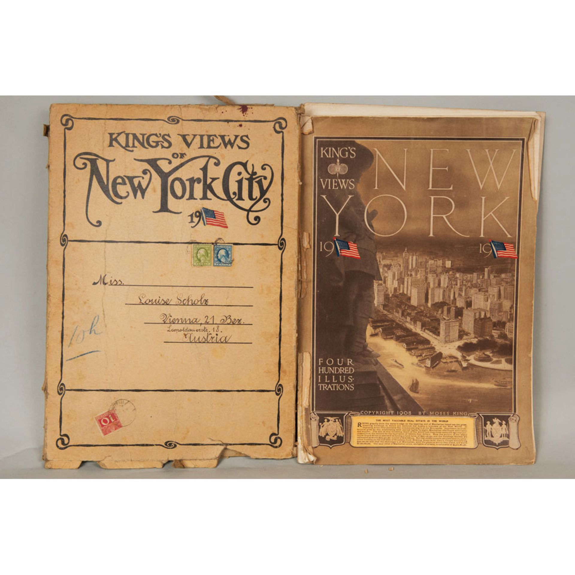 King’s Views of New York City by Moses King 1908