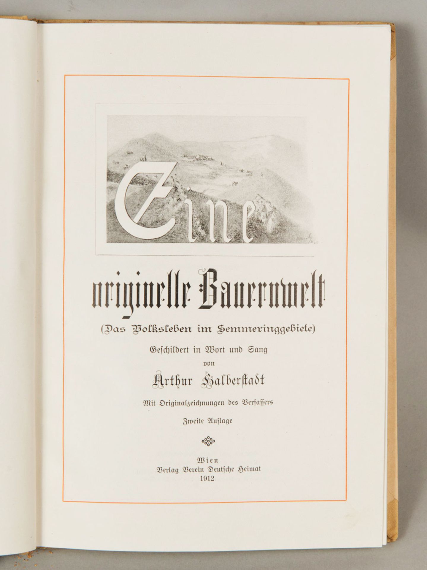 Arthur Halberstadt, Eine originelle Bauernwelt - Image 2 of 2