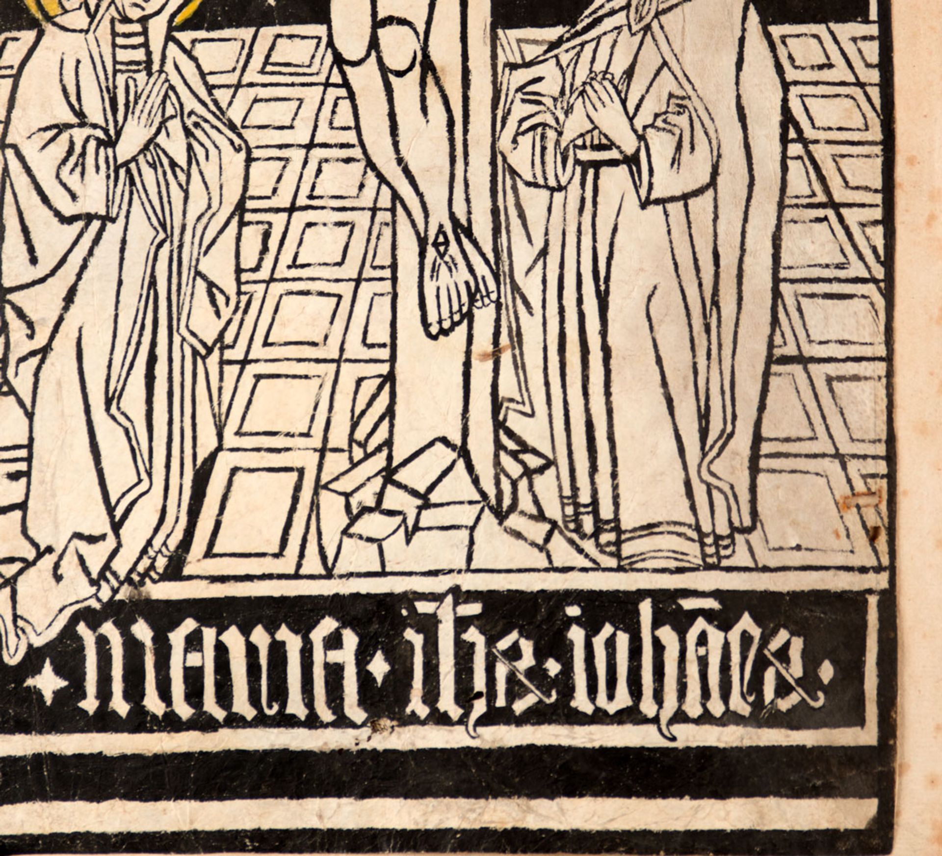 Early German woodcut - Image 2 of 2