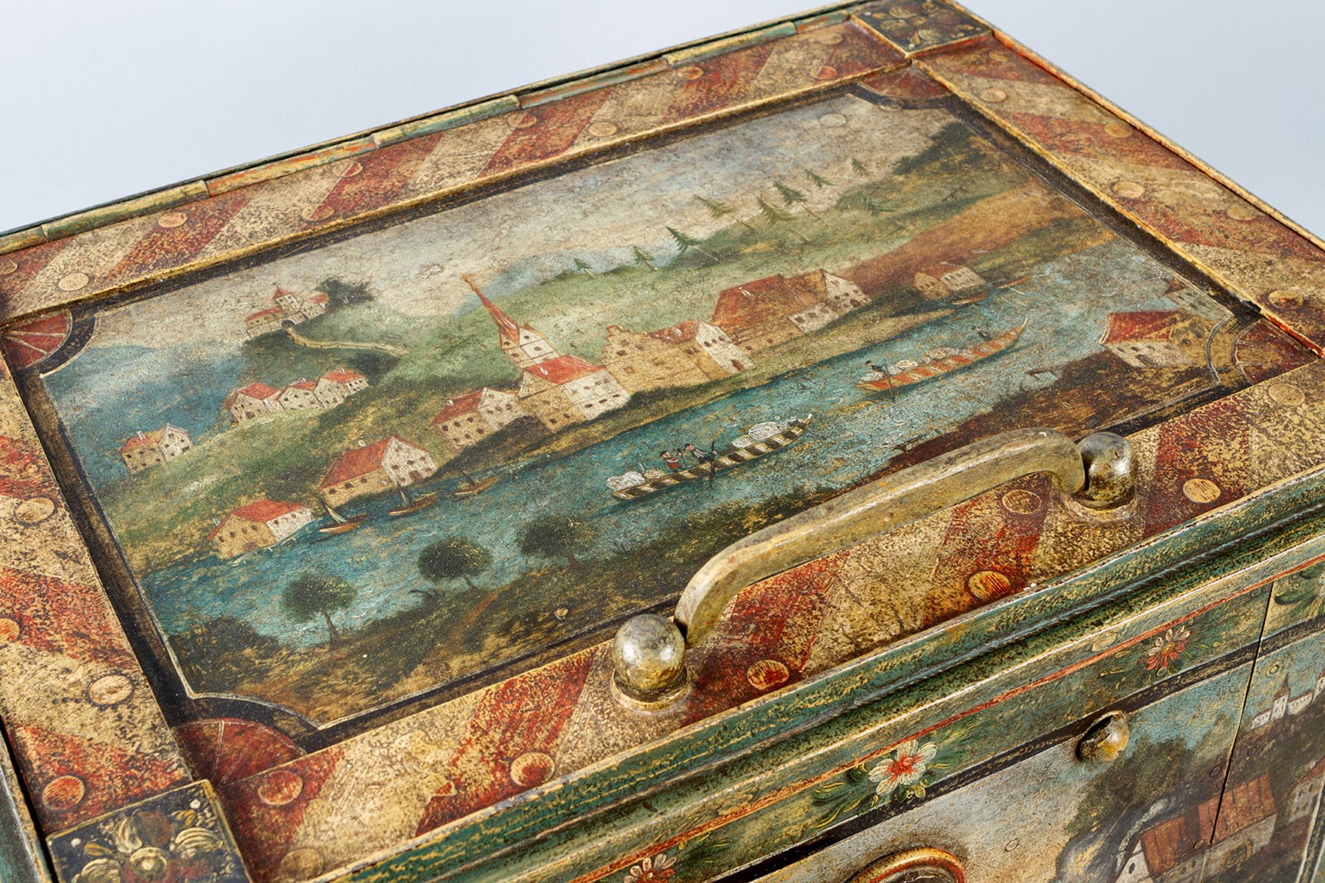 Salzburg iron safe casket - Image 2 of 3