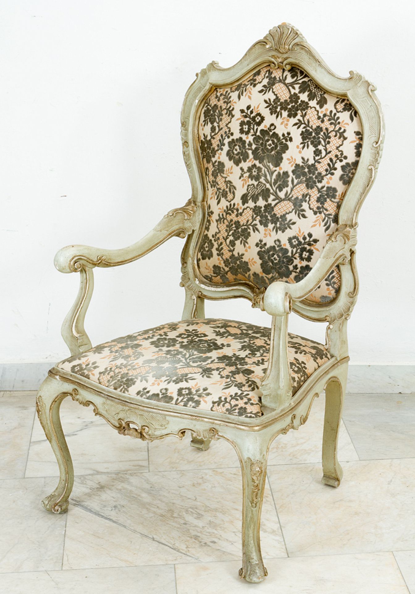 Pair of Venetian arm chairs - Image 3 of 3