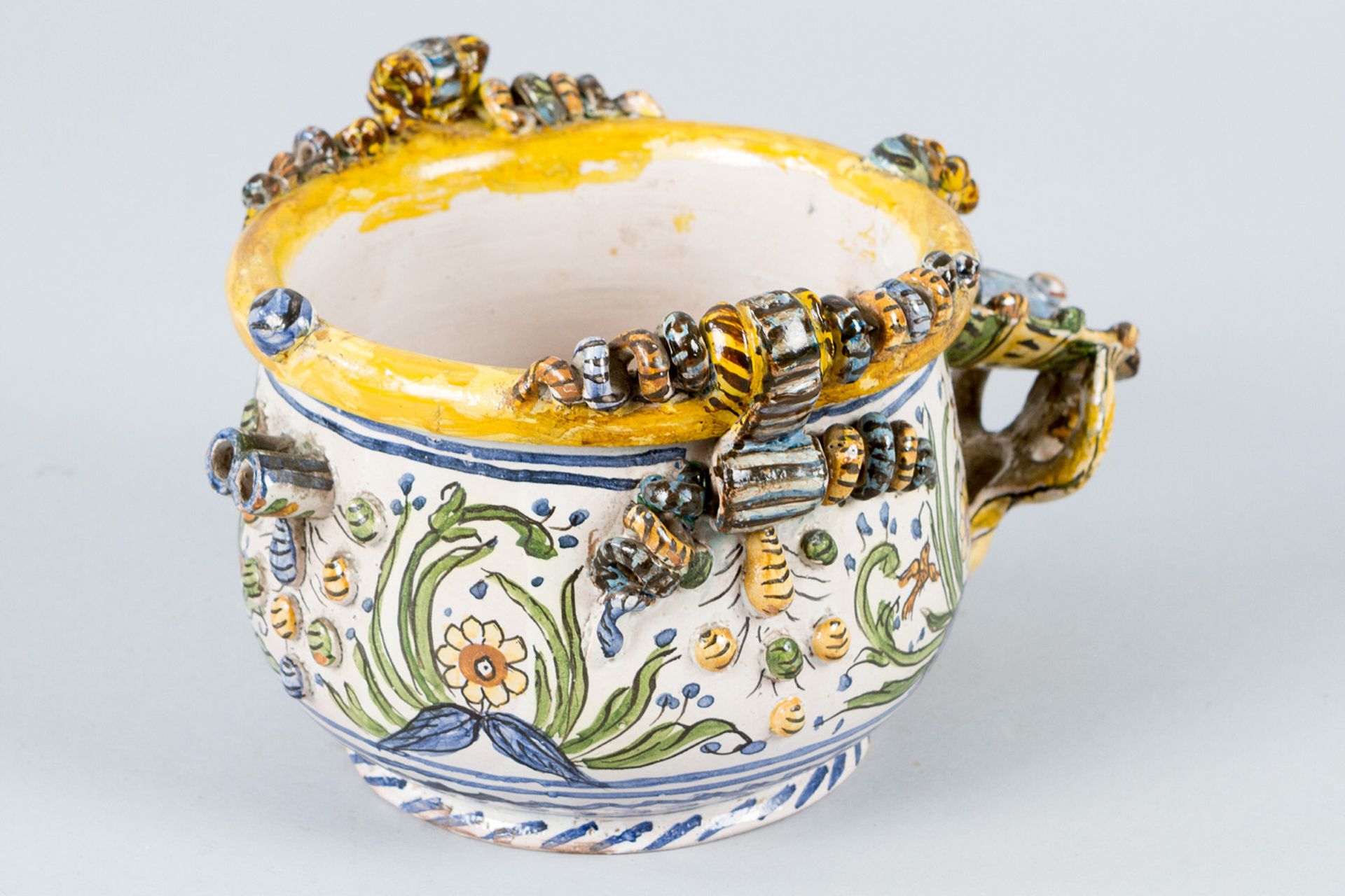 Italian Majolica jug bowl - Image 2 of 3