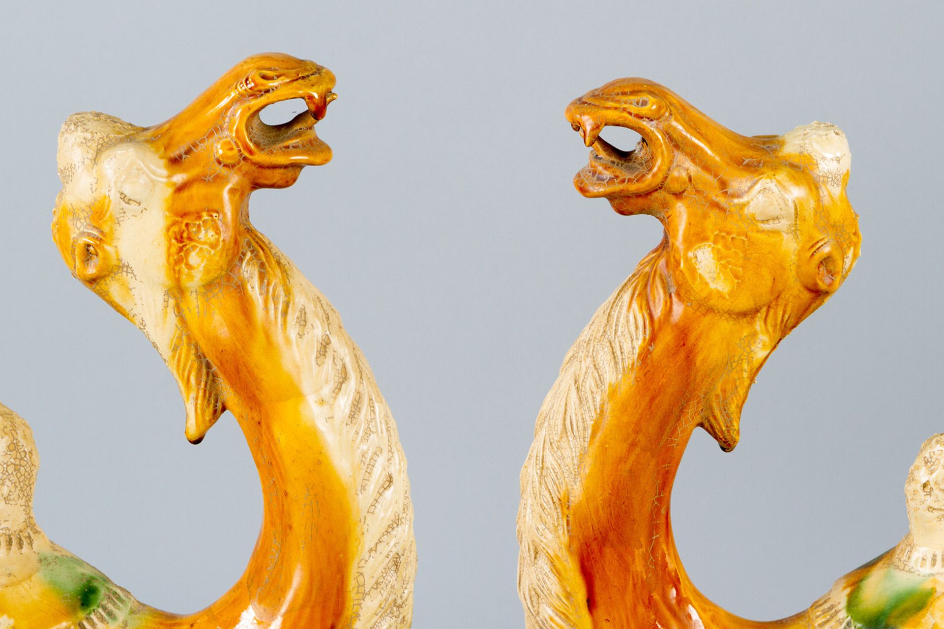 Chinese pair of ceramic dromedaries - Bild 2 aus 3