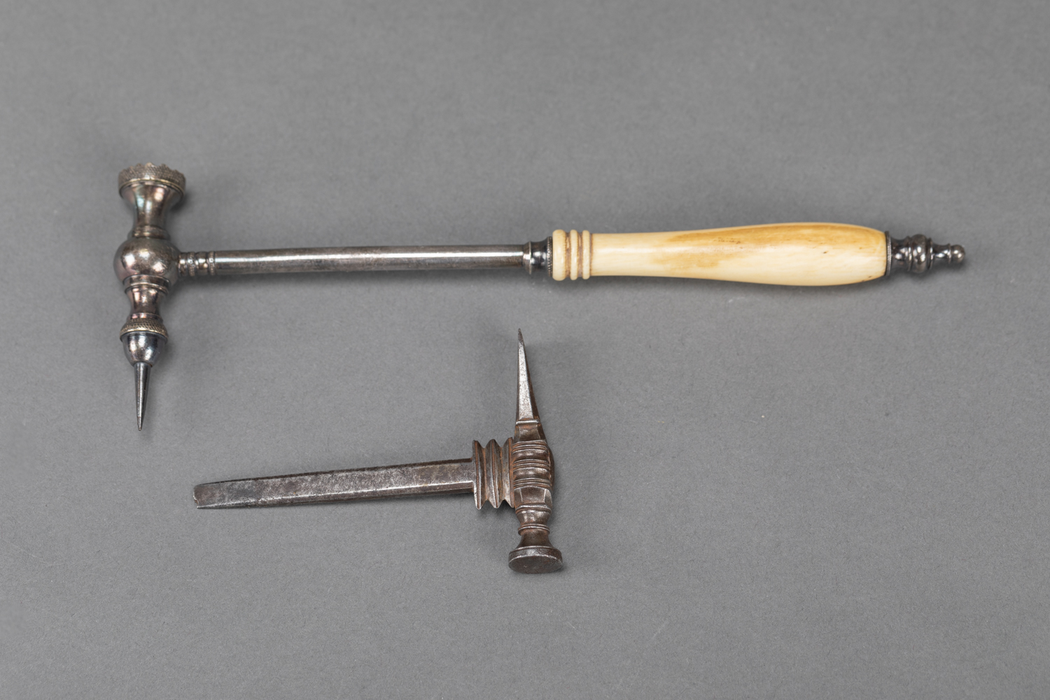 two miniature tools in form of hammers, I and Iron, - Image 3 of 3