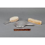 Silver coiffeur set with 4 pieces in silver sterling 925, Wolfers Bruxelles Belgium