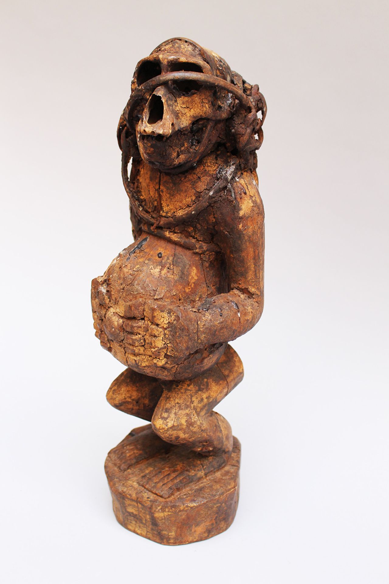 Tribal figure, wood carved 40 cm high , original patina ,African - Bild 2 aus 3