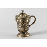 Russian silver tankard