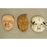 3 Asian masks