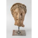 Hermes head in ancient manner