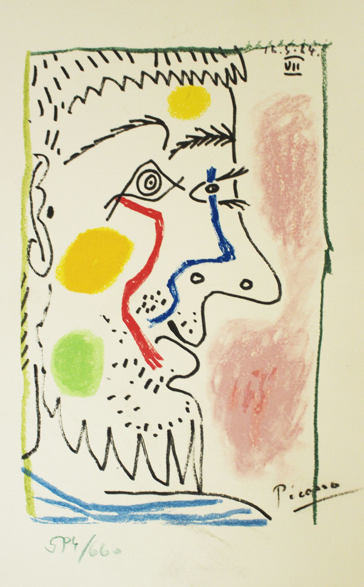 Pablo Ruiz Picasso (1881-1973)-graphic - Image 2 of 3