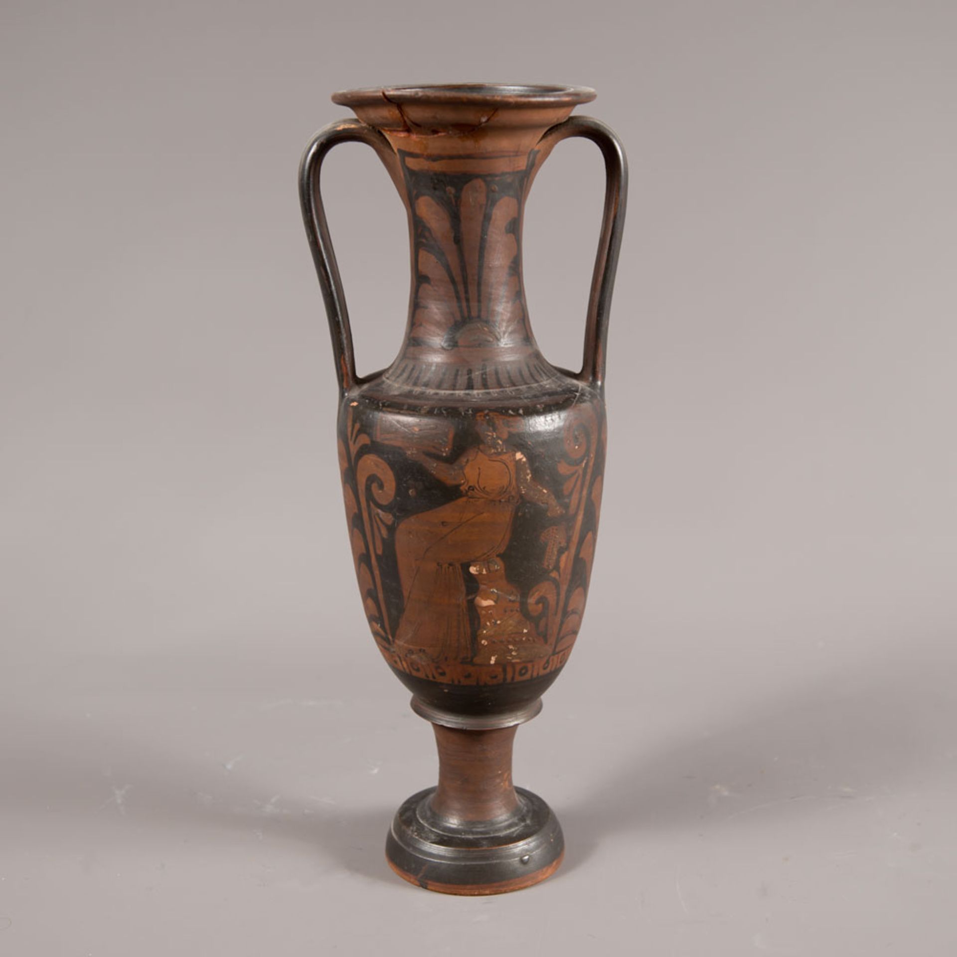 Apulian ancient ceramic vase - Image 3 of 3