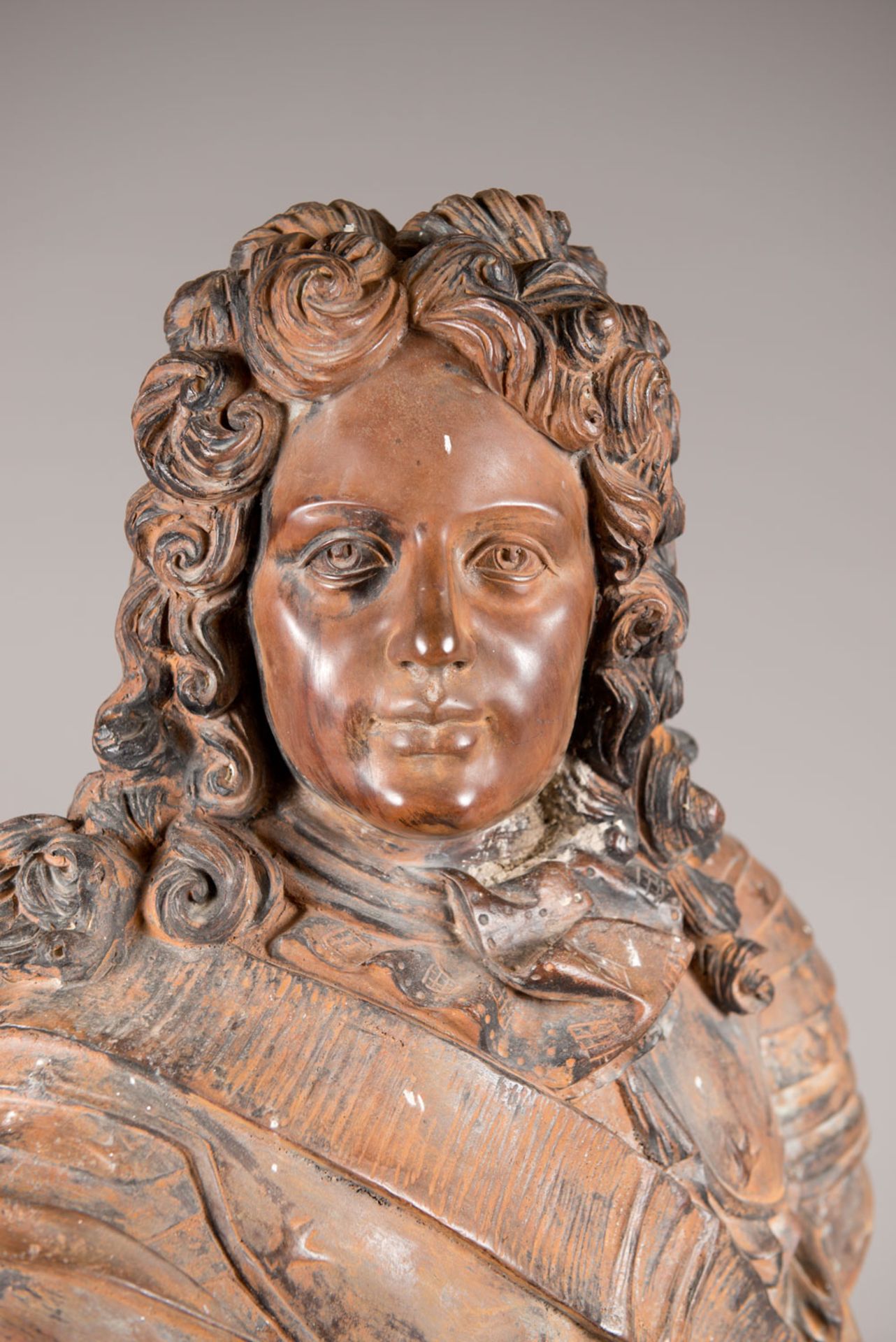 Bronze bust of Louis XIV (1638-1715) - Image 2 of 3