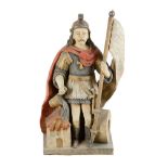 Sculpture of St Florian, protector of homes