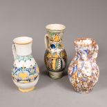 Lot of three ceramic jugs