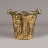 German bronze bucket