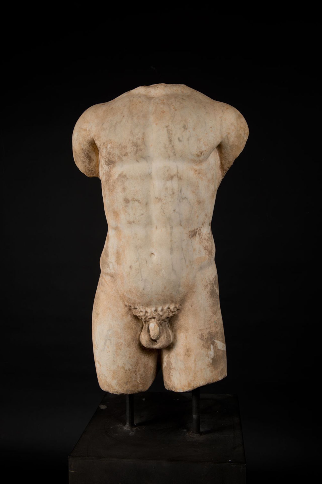 Roman male marble torso - Bild 3 aus 5