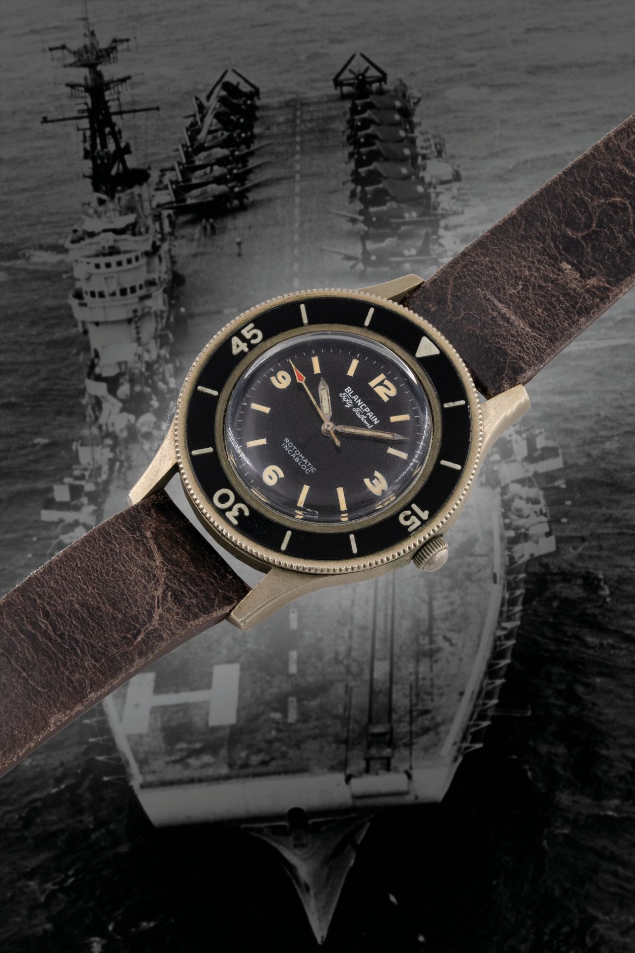 BLANCPAIN FIFTY FATHOMS, RÈF 3234, ACIER - Vers 1960 - Image 2 of 3