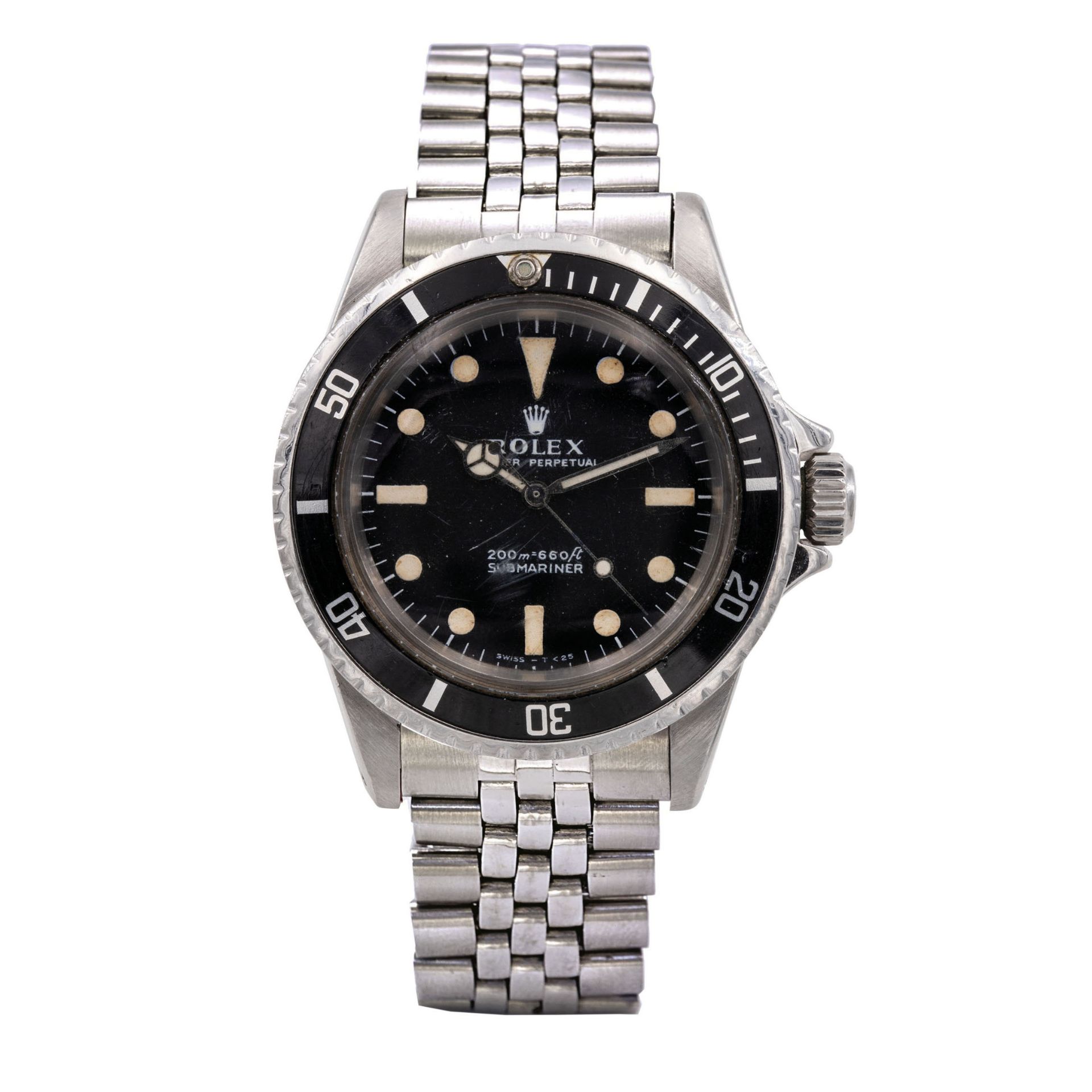 ROLEX SUBMARINER, RÈF 5513, ACIER - Vers 1970