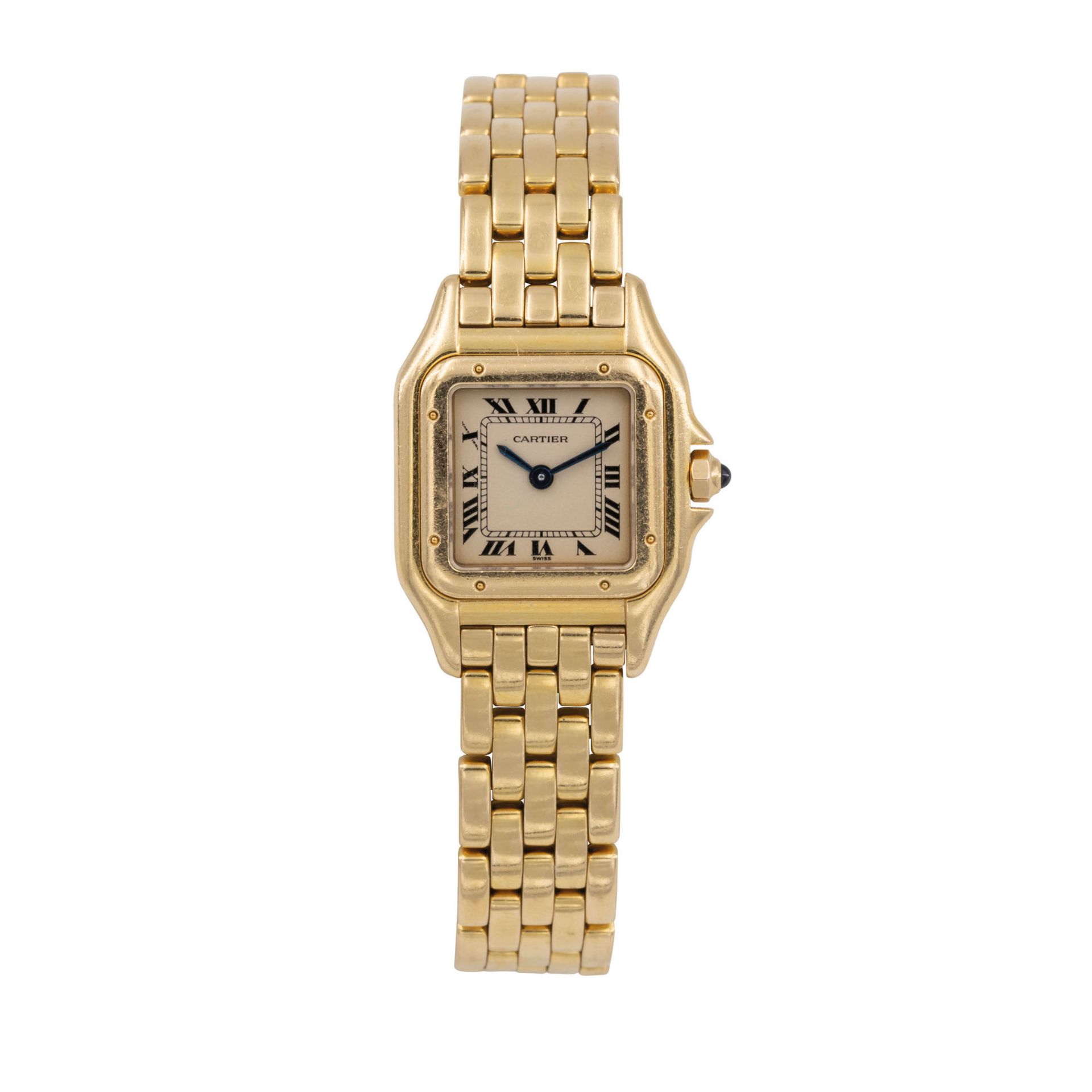 CARTIER SANTOS LADY, OR JAUNE - Vers 1985