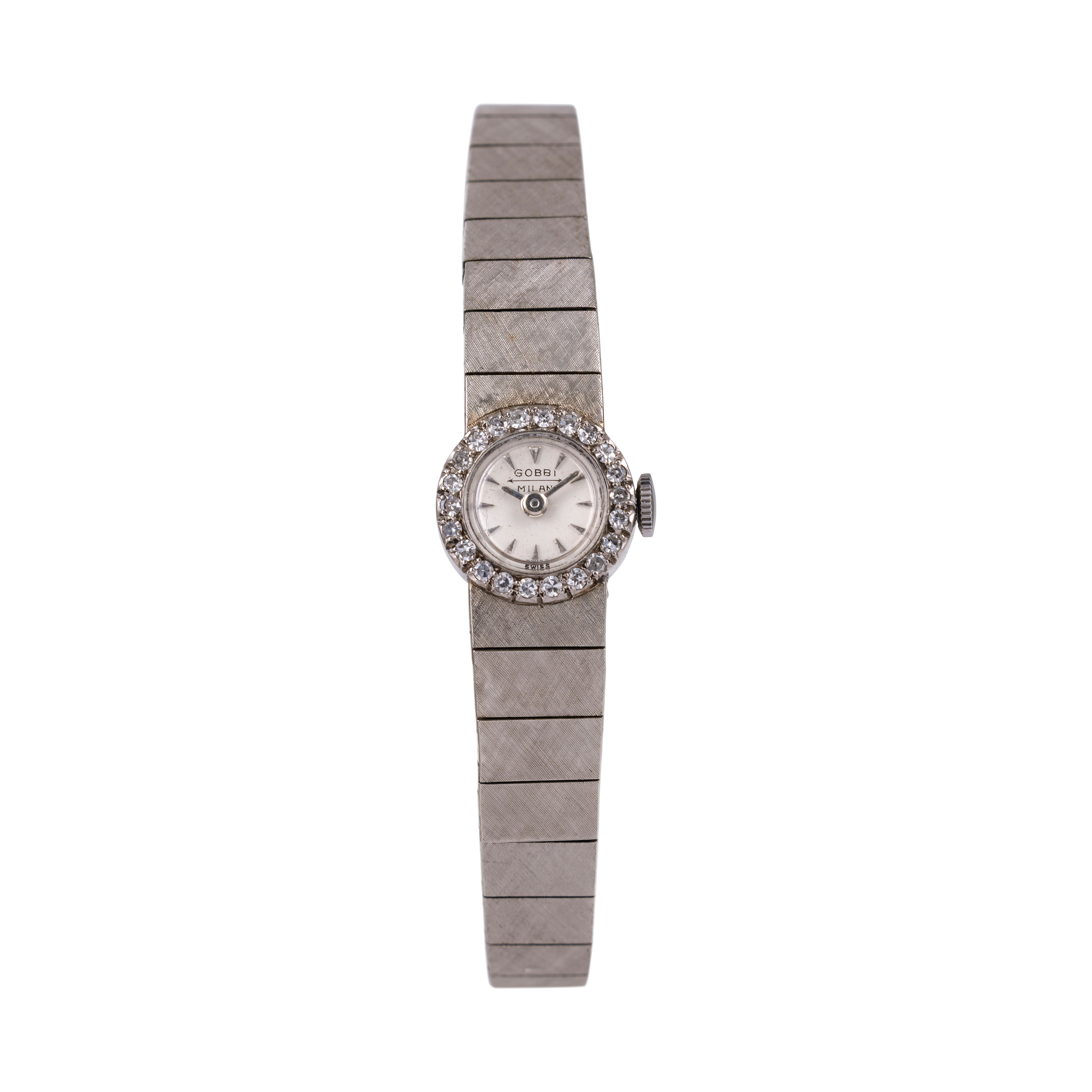 GOBBI MILANO - MONTRE-BRACELET EN OR BLANC - VERS 1965