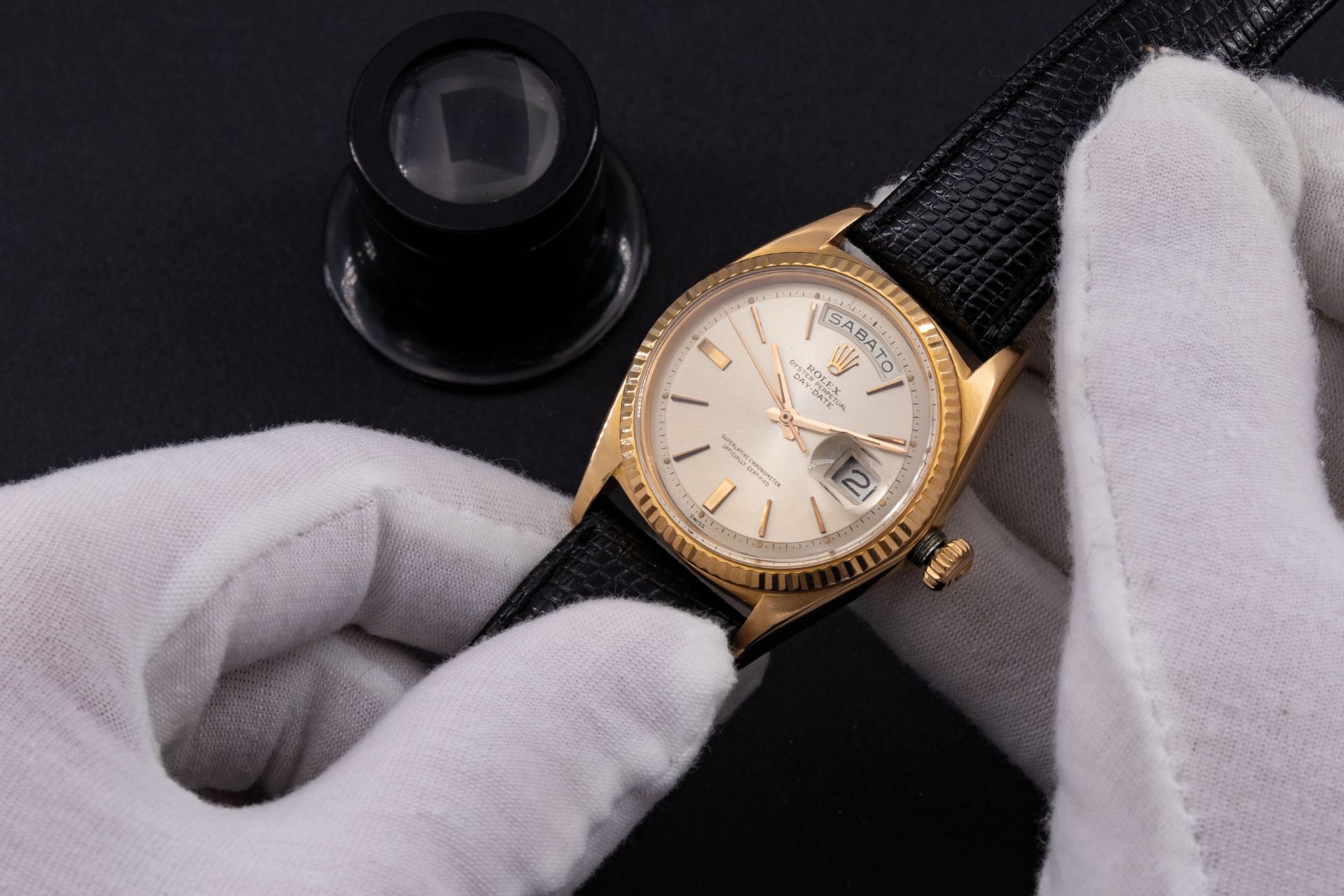 ROLEX DAY-DATE, RÈF 1803, OR JAUNE, VERS 1963 - Image 2 of 2