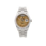 ROLEX DAY-DATE RADICA, REF. 18346, PLATINE, Vers 1995