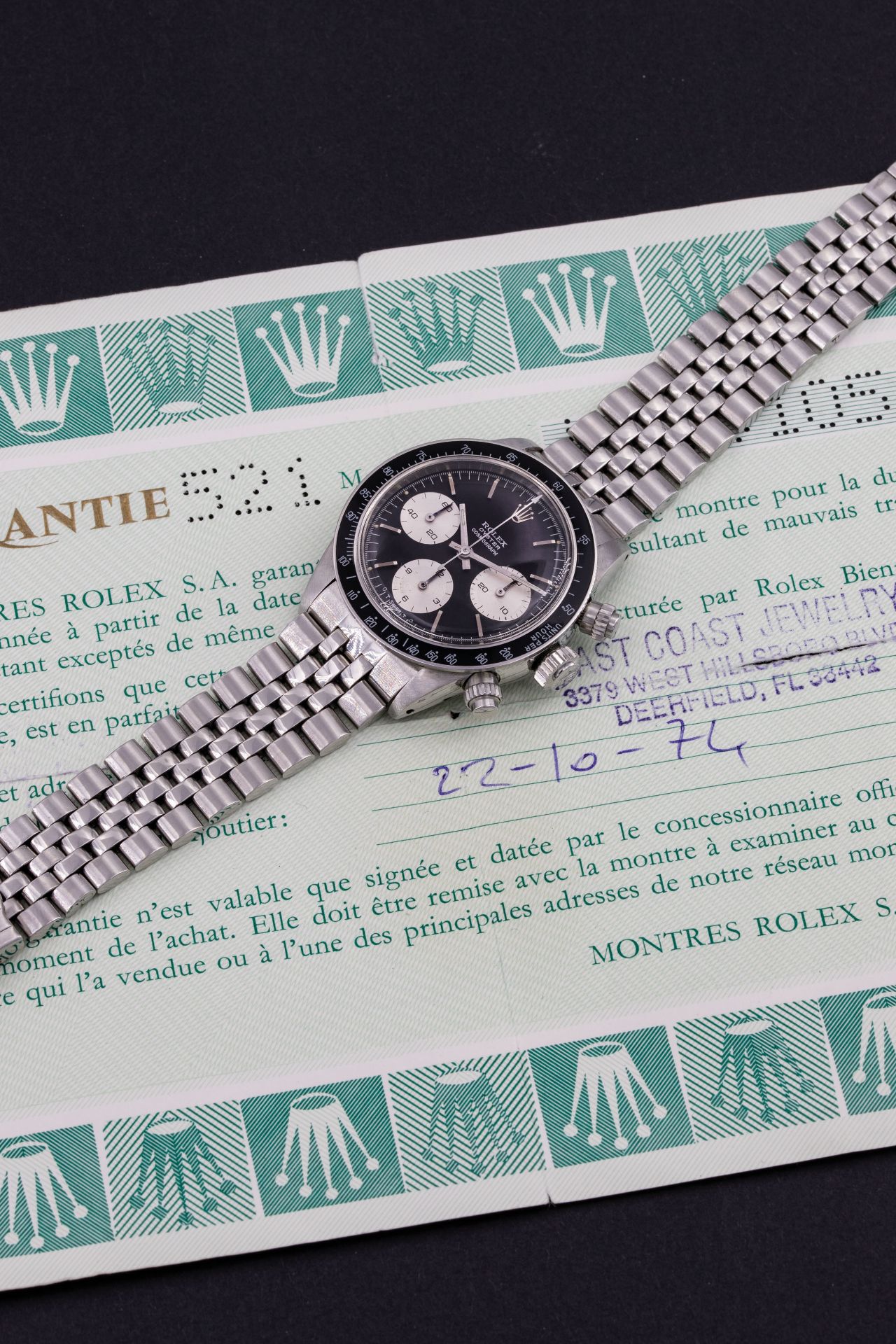 ROLEX DAYTONA, RÉF. 6263, ACIER, VERS 1974 - Image 2 of 6