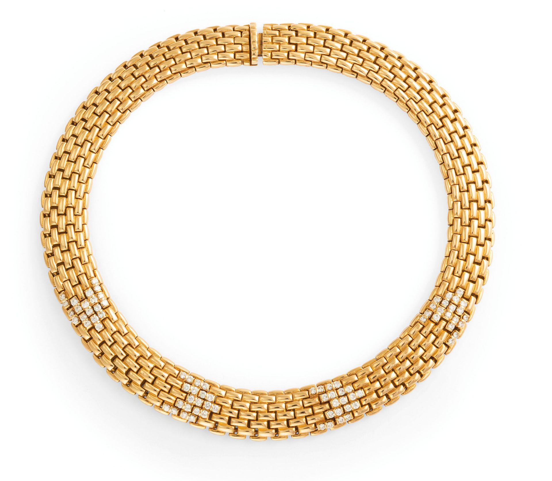 COLLIER EN OR ET DIAMANTS, ILLARIO