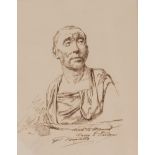 ALESSANDRO GUARDASSONI (Bologna 1830 – 1880), attr. “Copia del Nicolò da Uzzano di Donatello”. China