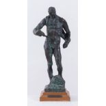 MARINO MARINI (Pistoia 1901 – Viareggio 1980), attr. "David". Scultura in bronzo. Cm (senza