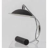 LAMPERTI Lampada da tavolo in acciaio cromato e alluminio verniciato. Prod. Lamperti, Italia, 1970 c