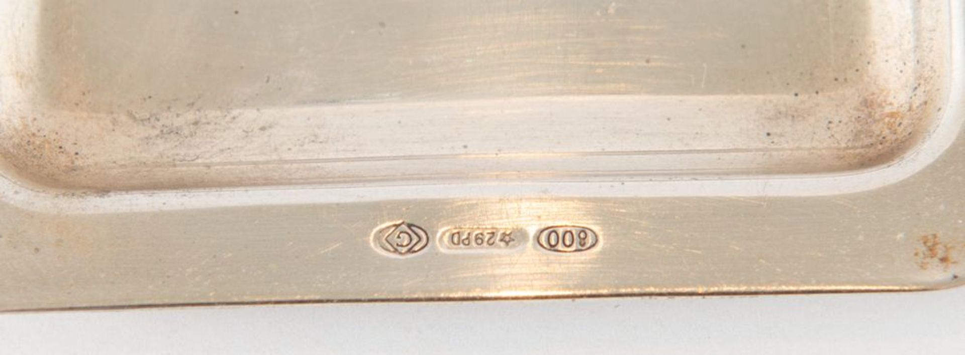 Lotto composto da quattro svuota tasche in argento 800. 1. Argentiere ROTA&Co, Valenza. Reca punzoni - Bild 6 aus 7