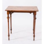 EMILE GALLE’ Tavolino da salotto in legno con intarsi. Marchio originale. Prod. Emile Galle’,