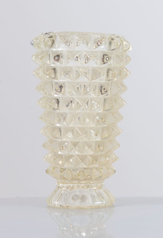 BAROVIER & TOSO (Attribuito) Vaso in vetro soffiato modello Rostrato. Prod. Barovier&Toso, Italia,