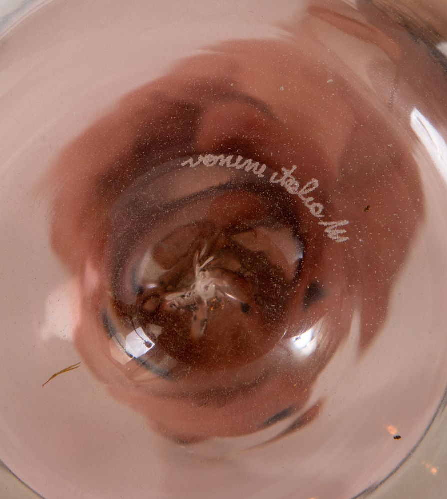 TAPIO WIRKKALA Vaso in vetro soffiato della serie ‘Bolle’. Firma incisa sulla base. Prod. Venini, - Image 3 of 3