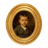 Italian school of the XIX century - Portrait of a child