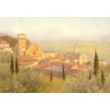 Alberto Cecconi (1897 - 1973) - View of Assisi