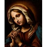 Artist from central Italy of the XVII century - Madonna in prayer