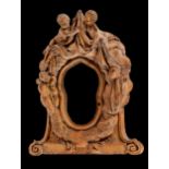 Lombard artist of the early XVIII century - Model for frame with cherubs, puttos