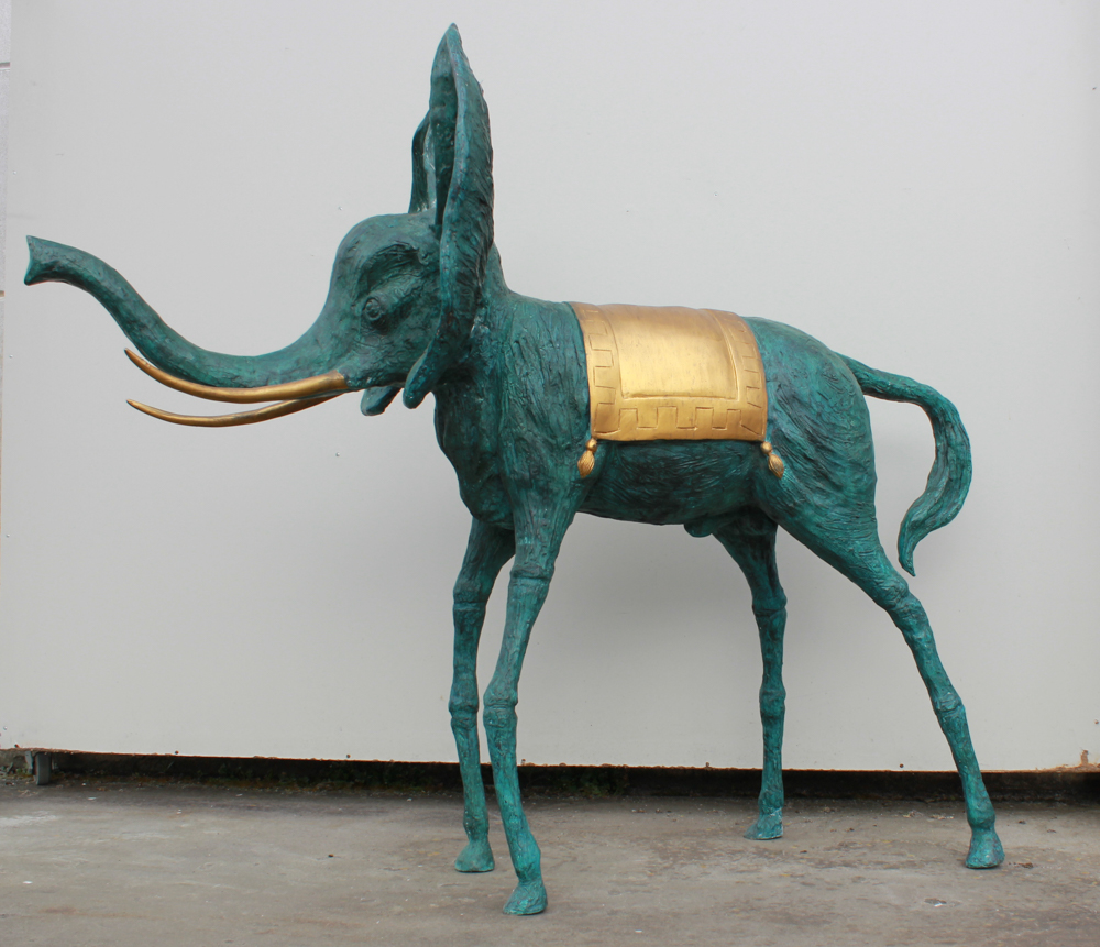 Salvador Dali (1904 - 1989) Bronze sculpture made after the work of Salvador Dali, ** Space Elephant - Image 2 of 7