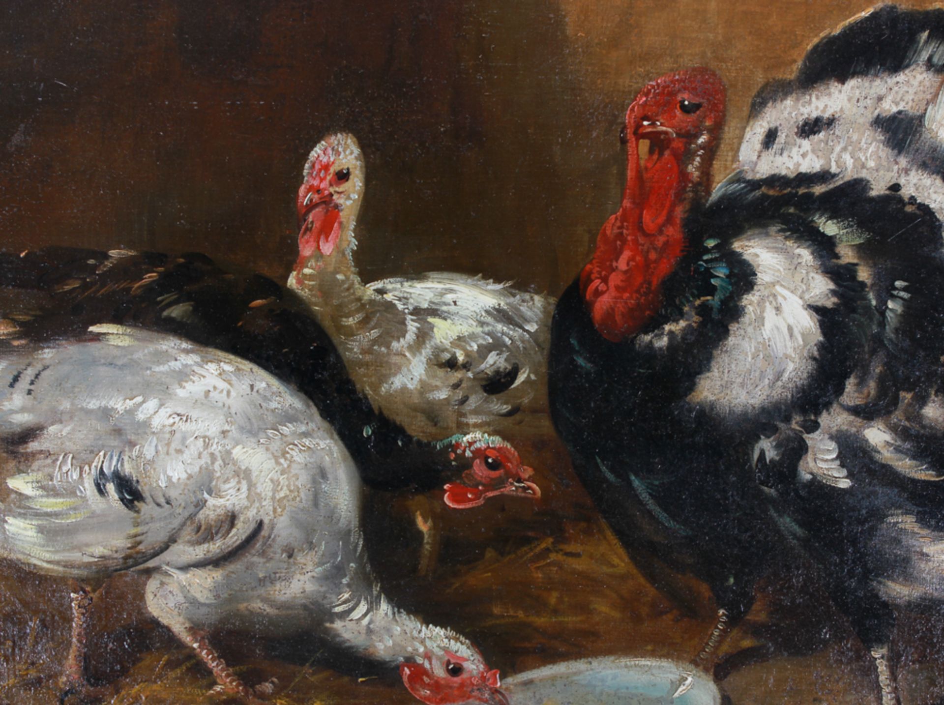 Paul Henry Schouten (1860 - 1922) Painting signed Paul Henry Schouten ** Farmyard animals ** - - Bild 3 aus 9