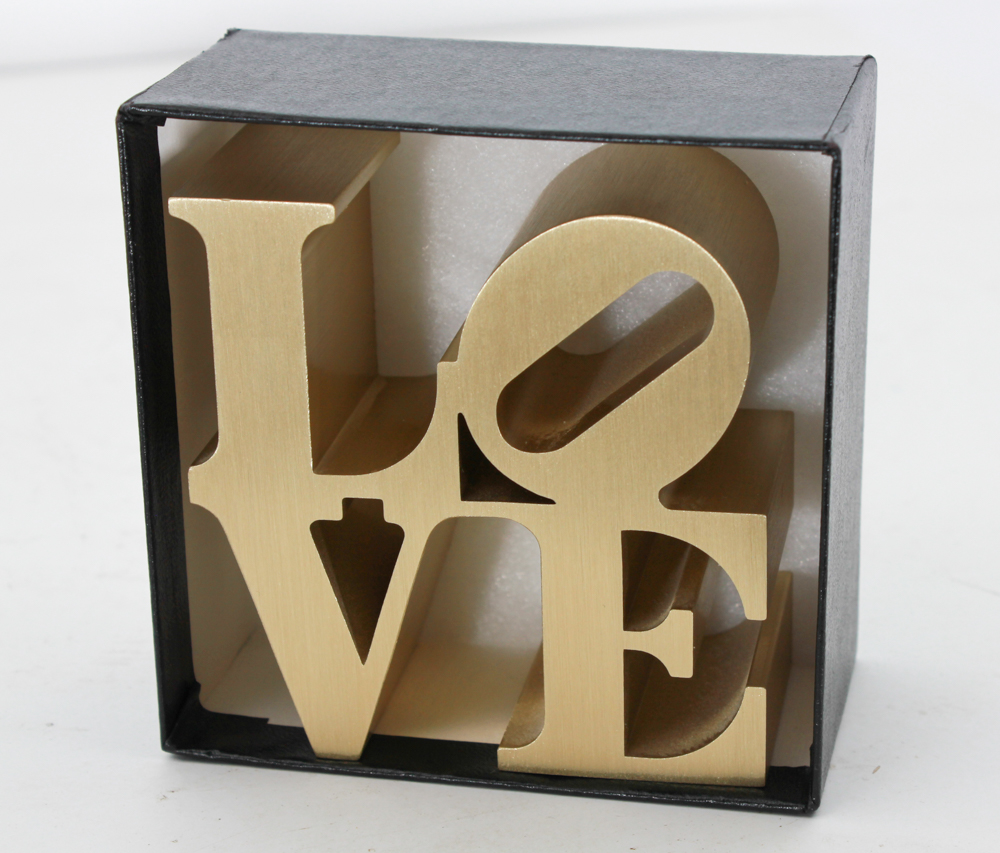 Robert Indiana (1928 - 2018) Small sculputure by Robert Indiana, ** Love, 1970 **, published in - Image 6 of 6