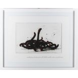 Bernar Venet (1941) Etching and aquatint signed Benar Venet, ** Random Combination of