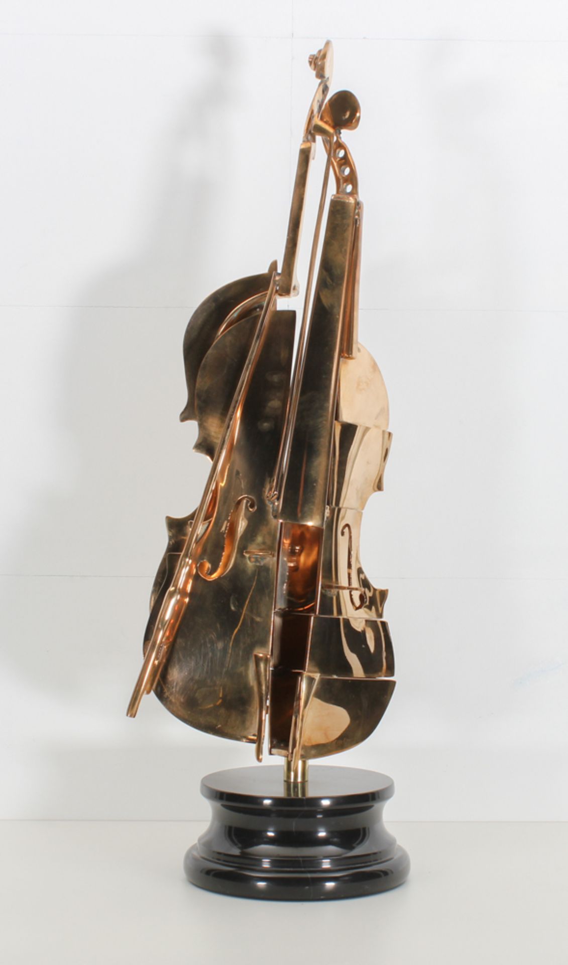 Arman (1928 - 2005) Bronze sculpture signed Arman, ** Violin Pizzaiola **, No. 38/99. - size - Bild 2 aus 8