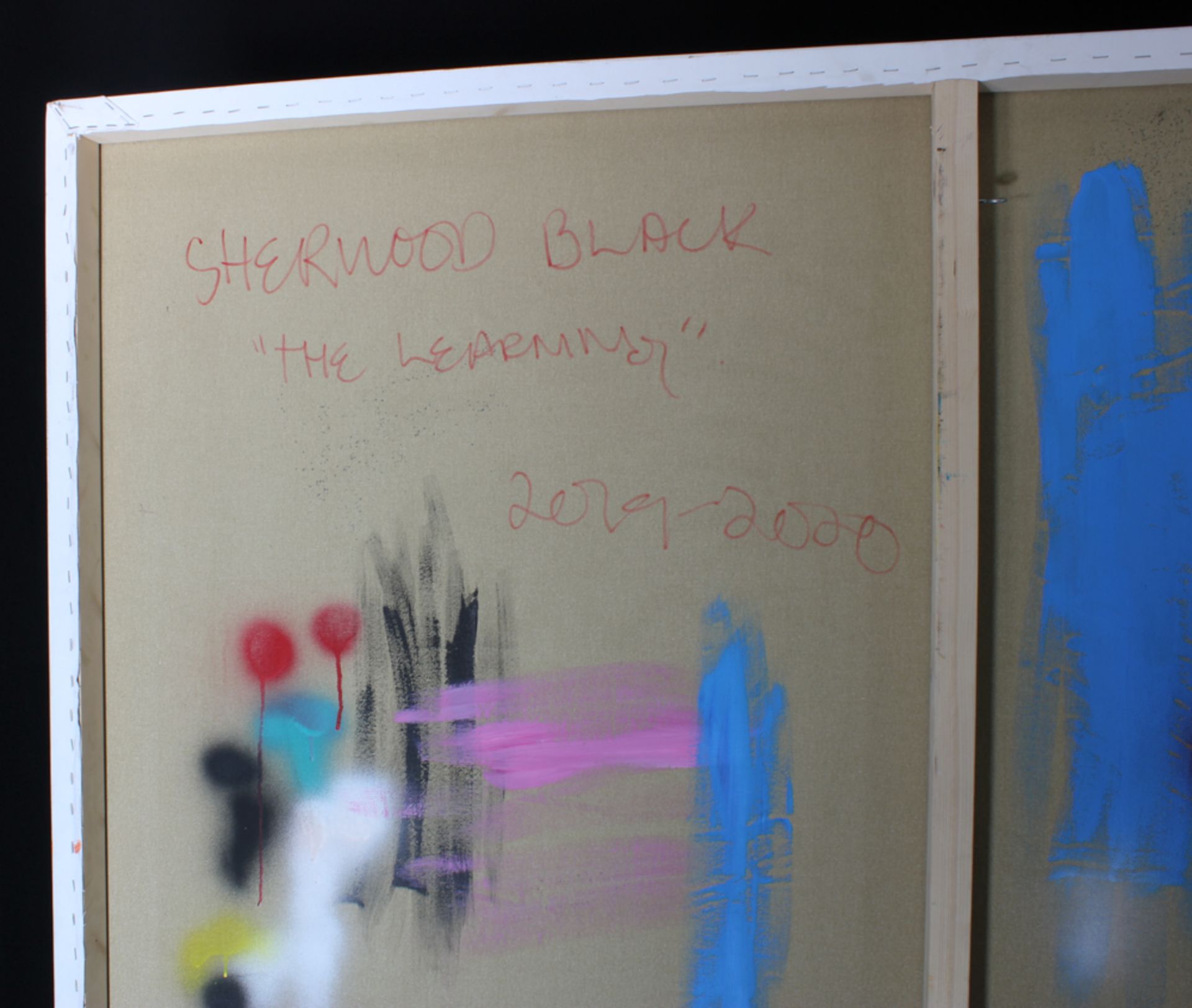 Sherwood Black (Canada) Acrylic on canvas signed: Sherwood Black, ** The Learning **, 2019-2020, - Bild 5 aus 7