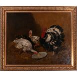 Paul Henry Schouten (1860 - 1922) Painting signed Paul Henry Schouten ** Farmyard animals ** -